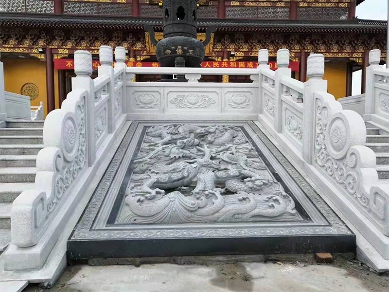 寺廟古建園林石材欄桿雕刻的寓意和作用